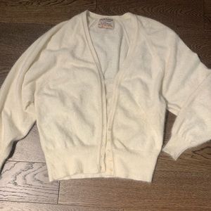 PARKHURST Cardigan, Angora Rabbit Fur